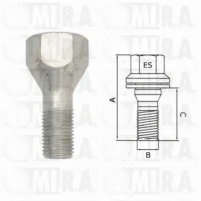 Wheel Bolt (29/1731)