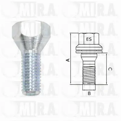 Wheel Bolt (29/1696)