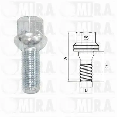 Wheel Bolt (29/1691)