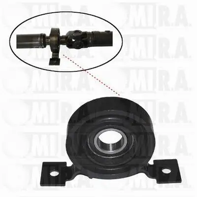 Bearing, propshaft centre bearing (37/1601)