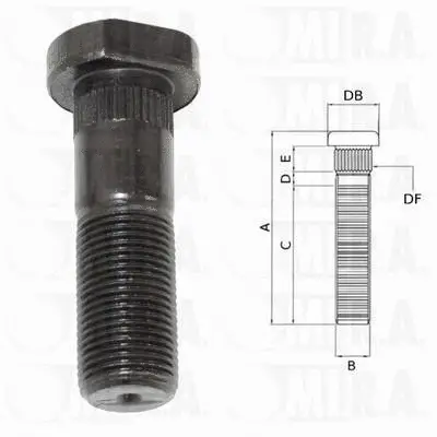 Wheel Stud (29/1750)