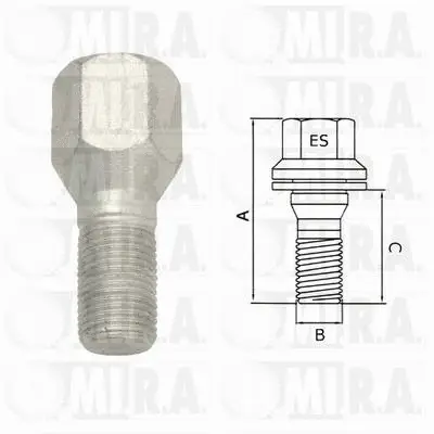 Wheel Bolt (29/1670)