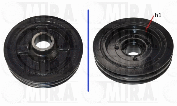 Belt Pulley, crankshaft (17/3011)