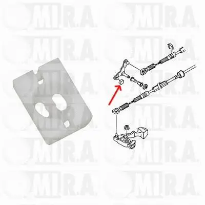 Guide, gear shift lever (32/1326)