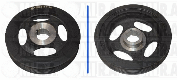 Belt Pulley, crankshaft (17/3014)
