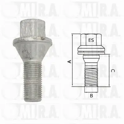 Wheel Bolt (29/1730)