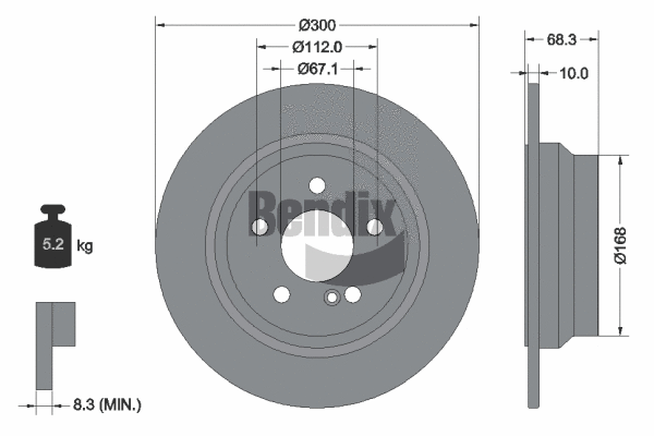 Brake Disc (BDS1200)