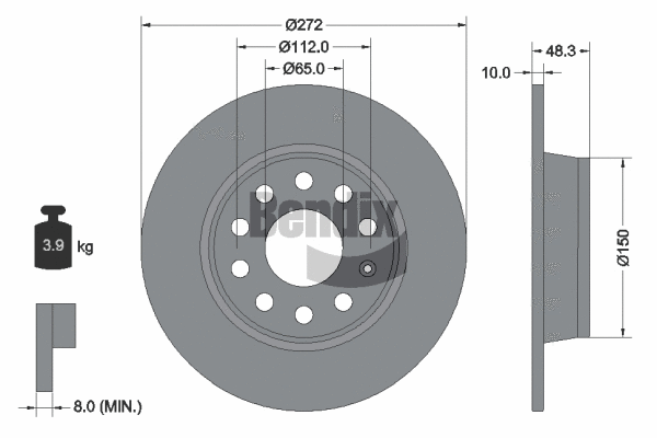Brake Disc (BDS1029)