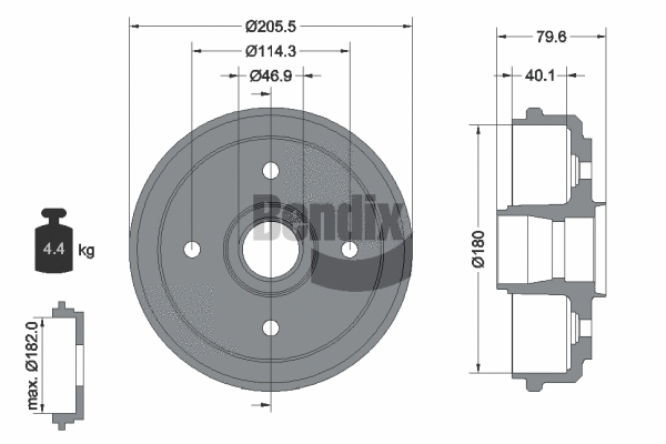Brake Drum (BDM1066)