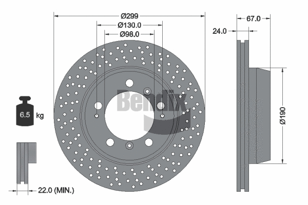 Brake Disc (BDS2072HC)