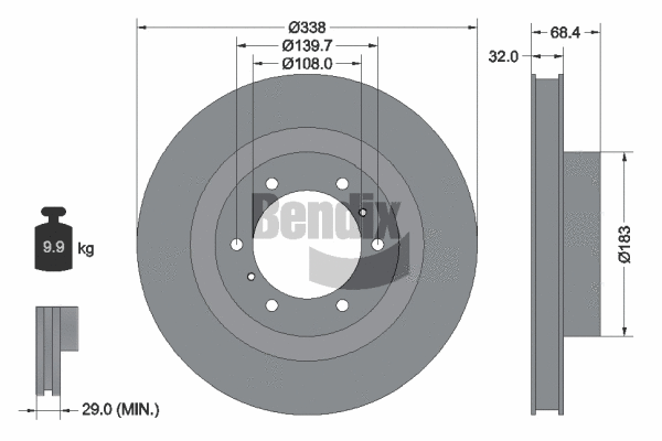 Brake Disc (BDS1745)