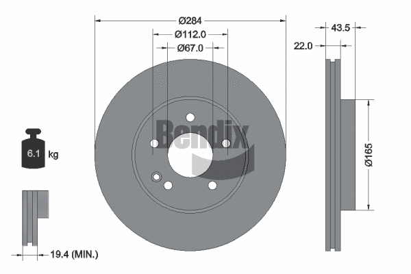 Brake Disc (BDS1674)