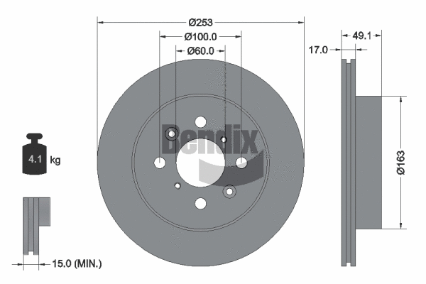 Brake Disc (BDS1252)