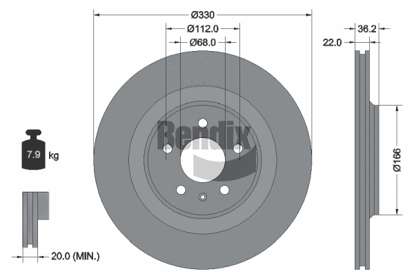 Brake Disc (BDS1762)