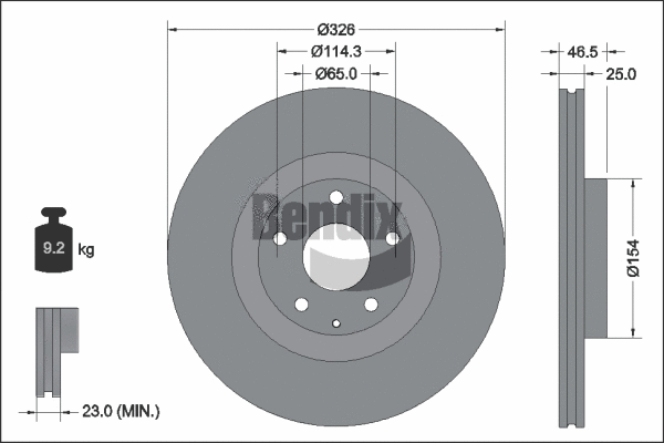 Brake Disc (BDS2289)