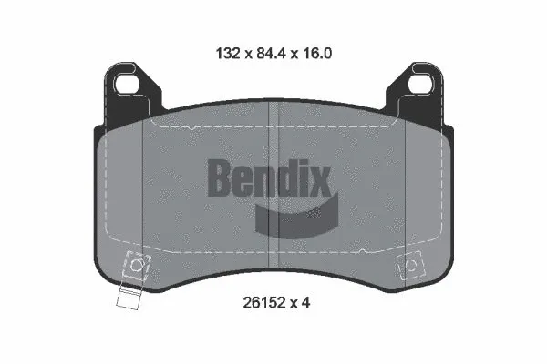 Brake Pad Set, disc brake (BPD2399)