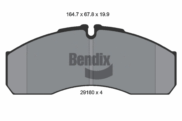 Brake Pad Set, disc brake (BPD1495)