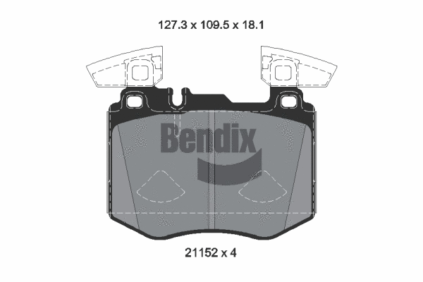 Brake Pad Set, disc brake (BPD2455)
