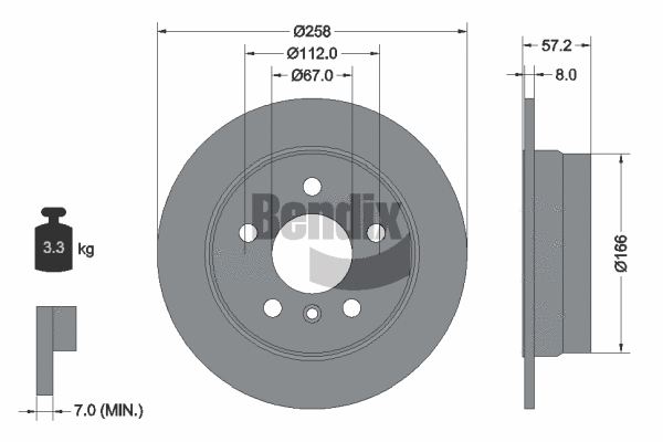 Brake Disc (BDS1074)