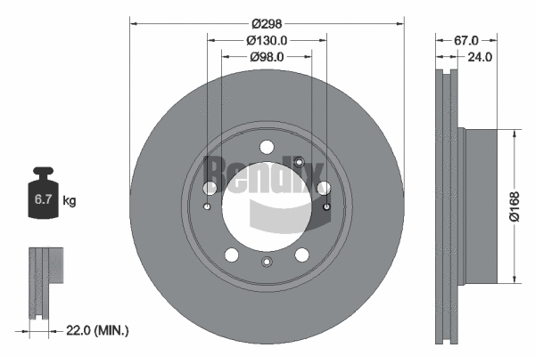 Brake Disc (BDS2103)