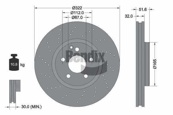 Brake Disc (BDS1723HC)