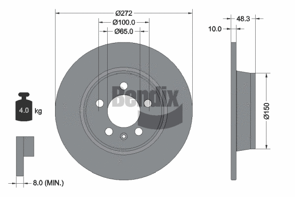 Brake Disc (BDS1468)