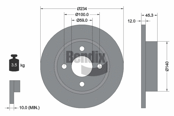 Brake Disc (BDS1378)