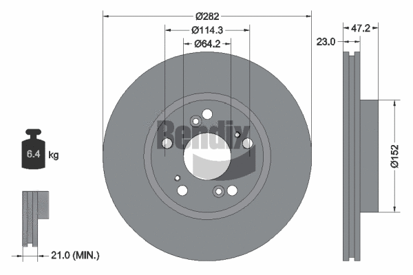 Brake Disc (BDS1208)