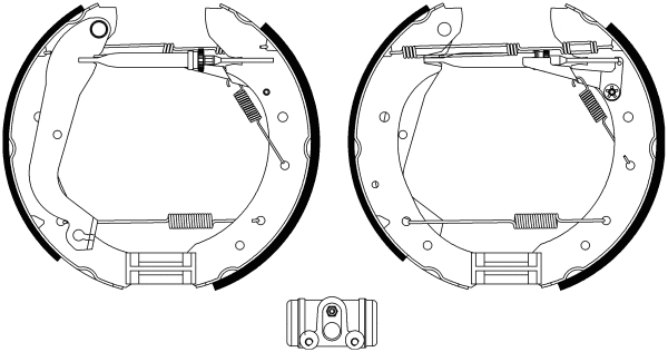Brake Shoe Set (BXK1038)
