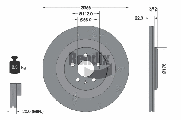 Brake Disc (BDS1910)