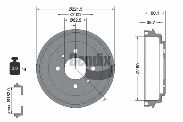 Brake Drum (BDM1109)