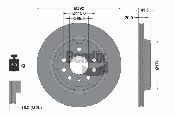 Brake Disc (BDS1391)