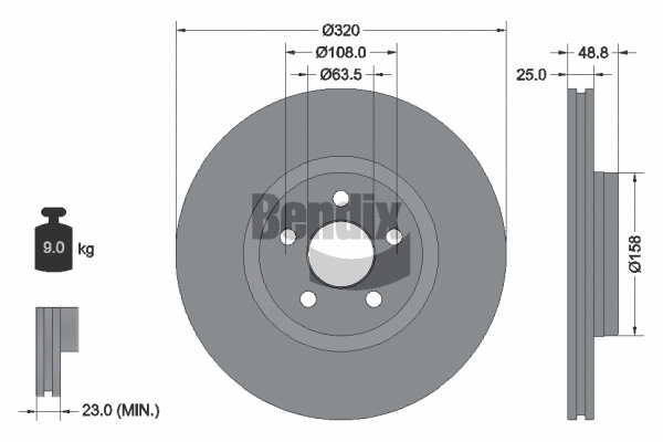 Brake Disc (BDS2252)