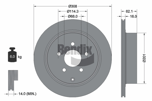 Brake Disc (BDS1764)