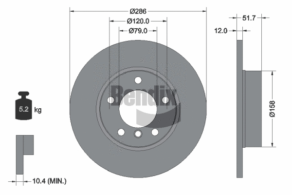 Brake Disc (BDS1654)