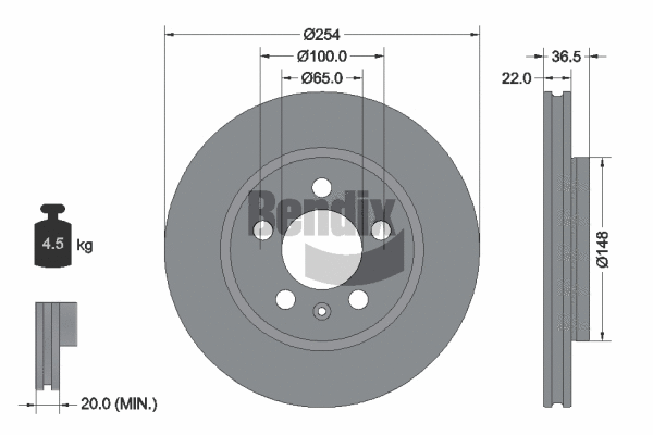 Brake Disc (BDS2260)
