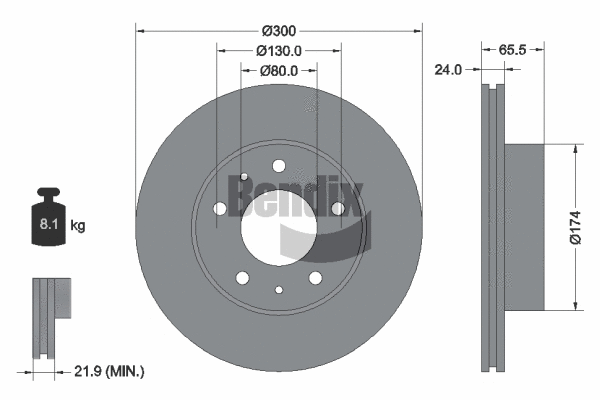 Brake Disc (BDS1092)
