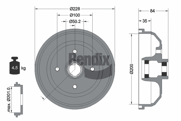 Brake Drum (BDM1134)