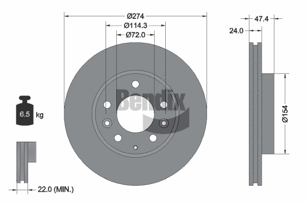 Brake Disc (BDS1820)