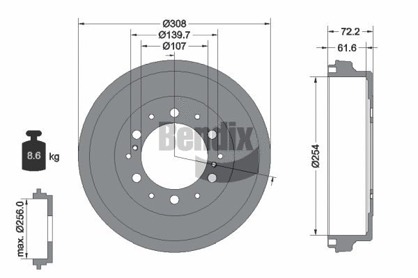 Brake Drum (BDM1119)