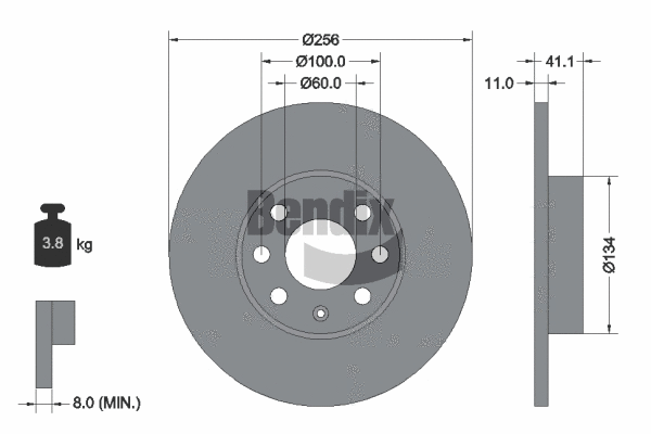 Brake Disc (BDS2216)