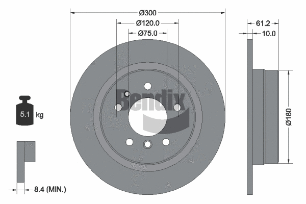 Brake Disc (BDS1811)