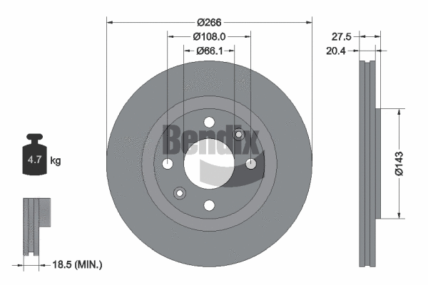 Brake Disc (BDS1042)