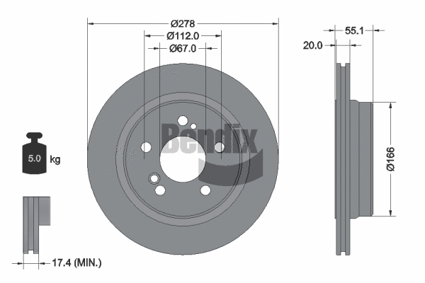 Brake Disc (BDS2281)