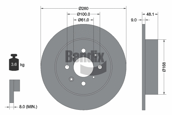 Brake Disc (BDS2153)