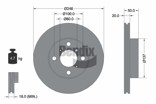 Brake Disc (BDS1951)