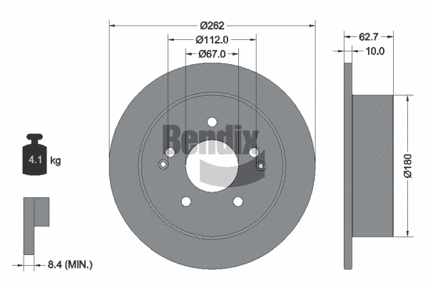 Brake Disc (BDS1617)