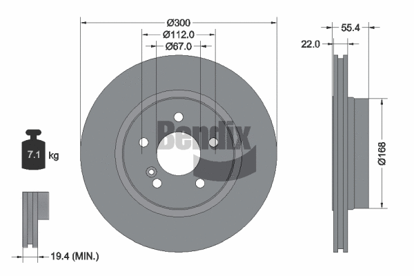 Brake Disc (BDS2138)