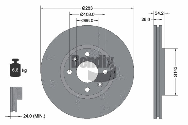 Brake Disc (BDS1001)