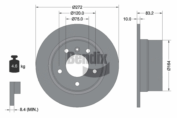 Brake Disc (BDS1881)